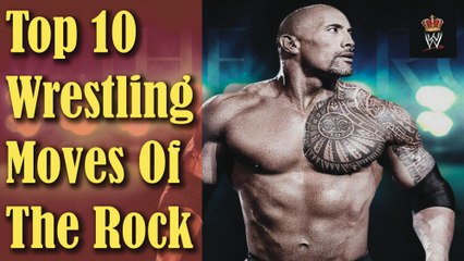 The Rock - Top 10 Wrestling Moves Of The Rock - WWE WWF - The WWE - Wrestling Gold