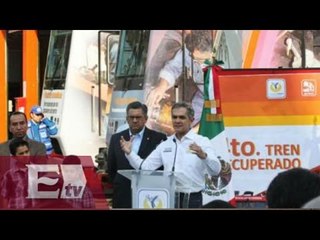 Mancera informa de renovación de trenes del Metro / Paola Virrueta