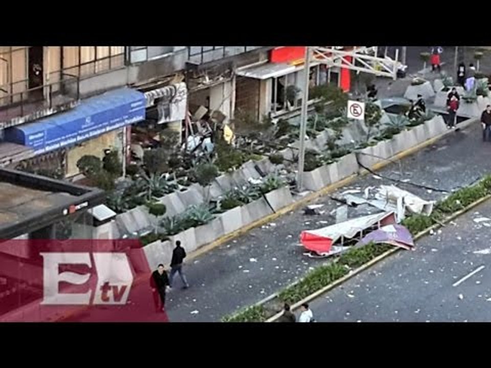 Detalles de la explosión en cafetería de Félix Cuevas/ Paola Virrueta