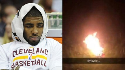 Le'Veon Bell BURNS His Kyrie Irving Jersey, Doesn't Know How to Spell