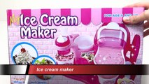 Et Assemblée crème pour de la glace enfants fabricant préparation vraiment jouet fonctionne crème glacée