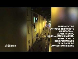 Footage shows injured escaping from Paris attack