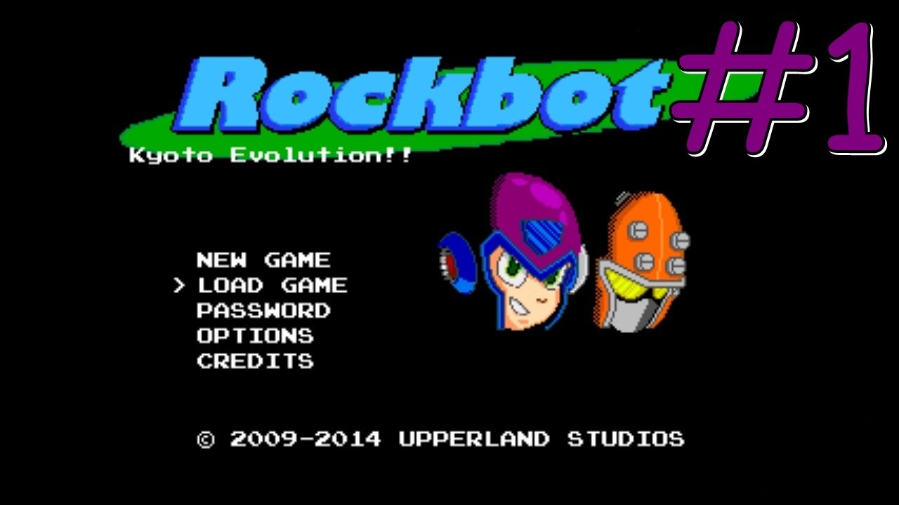 Rockbot - 1° boss (Gameplay)