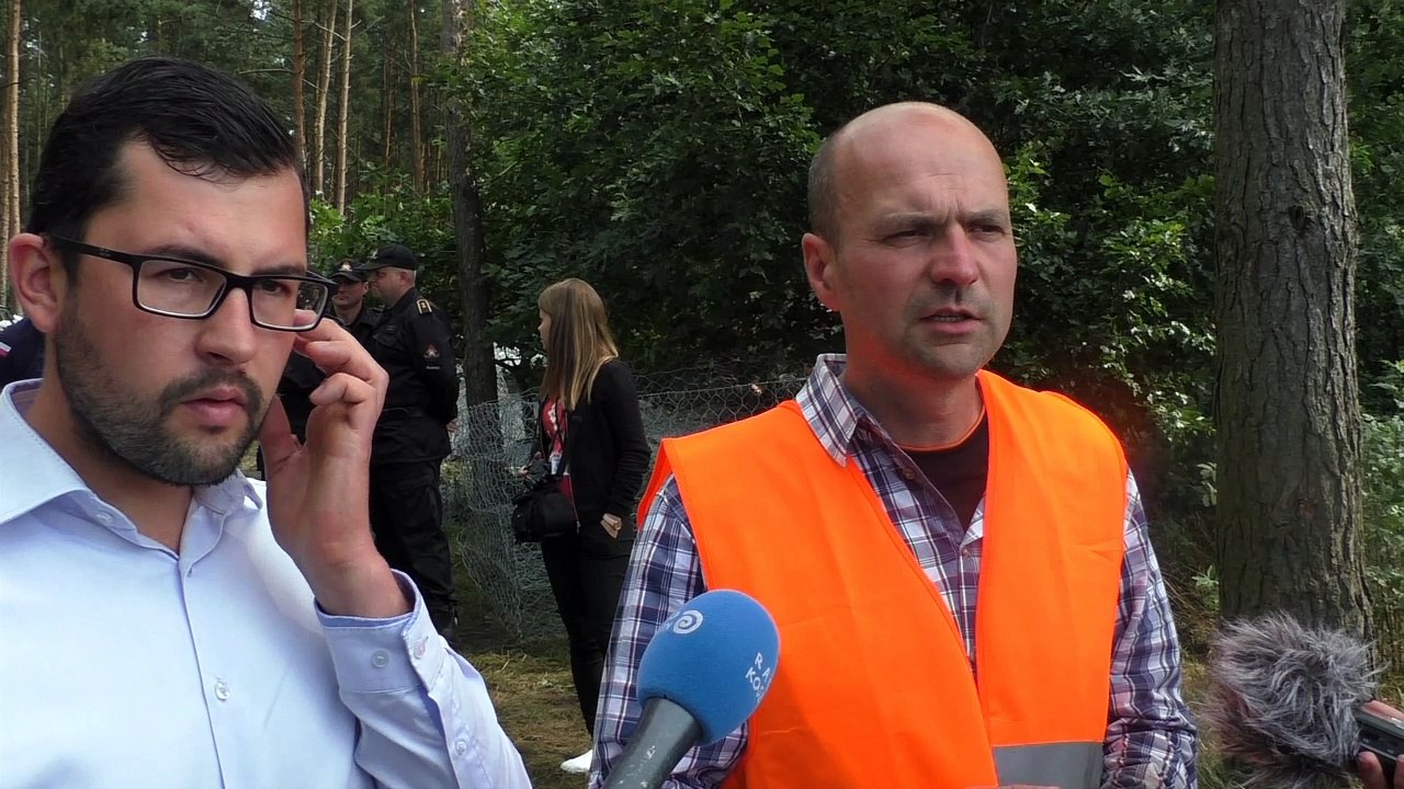 Przerwanie wału przeciwpowodziowego w Gminie Darłowo