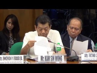 Kim Wong details 'non-involvement' in $81-M heist
