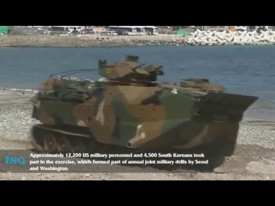 S. Korea and US stage huge landing exercise