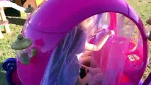 Arrière-cour rebondir le chariot amusement amusement maison joindre Princesse rouleau faire glisser Disney batmobile coaster rya