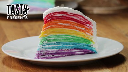 Rainbow Crepe Cake: Behind Tasty