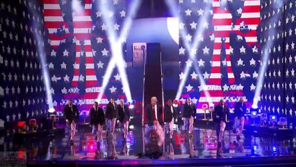 America's Got Talent 2017 The Singing Trump Performance & Comments Live Shows S12E13