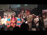 Pacquiao tips scales at 145.5; Bradley pound heavier