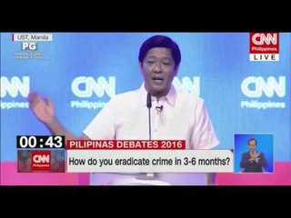 Marcos: Duterte promised me presidency if he misses no-crime deadline