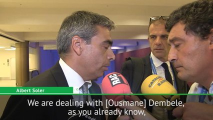 Barca still 'dealing with Dembele'