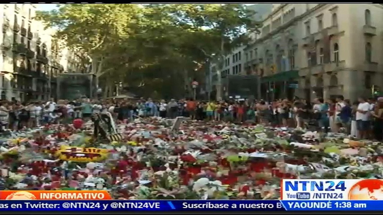 Representantes de distintas religiones rindieron homenaje a las víctimas del ataque en Barcelona, España