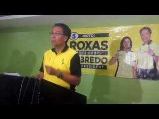 Roxas on Duterte supporting NPA