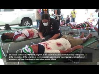 Clark serves as operations center in earthquake drill