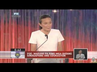 Poe pledges to lead a caring gov't