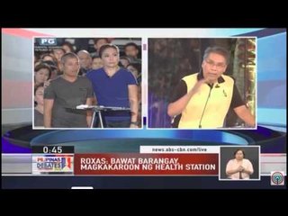 Roxas vows to put up health stations in every barangay