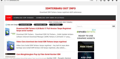 CARA cepat download IDM terbaru 6.28 build 17