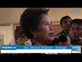 Miriam casts vote, hits use of cardboard receptacle