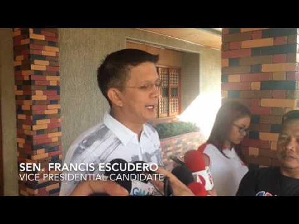 Escudero concedes, calls for unity