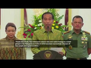 4 Indonesian hostages released by Abu Sayyaf