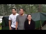Mar Roxas goes camping in Baguio for birthday