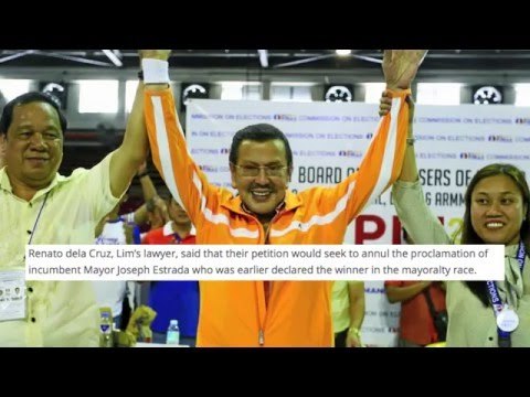 Estrada on Lim’s poll protest: He must be dreaming