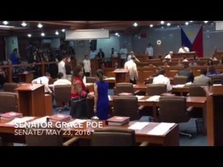 Grace Poe returns to Senate