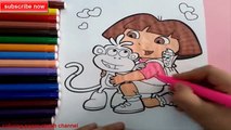 Libro Canal para colorear Explorador para de Niños páginas el vídeo Dora youtube shosh