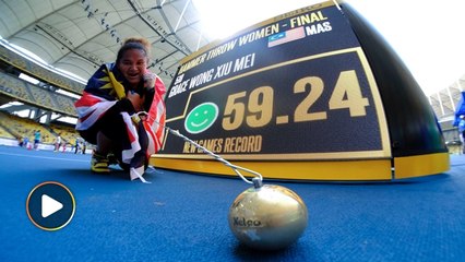 Grace: Rekod baru dan emas ini buat mendiang ibu