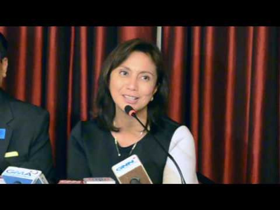 Leni sees good working relationship with Duterte