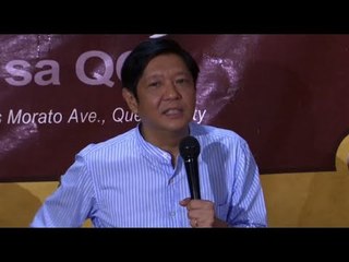 Marcos on alleged poll cheating: 'Walang hiya'