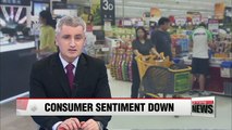 BOK says consumer sentiment fell in August over heightened tension on Korean Peninsula