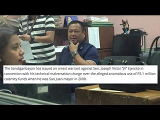 JV Ejercito posts bail for technical malversation rap