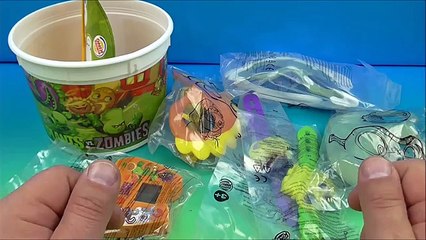Plants vs. Zombies Burger King Kids Club Toys Masks new Collection Review