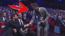 Lionel Messi Congratulated Cristiano Ronaldo after winning UEFA Best forward