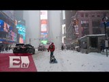 Suspenden circulación de vehículos en NY por intensa tormenta de nieve/ Hiram Hurtado