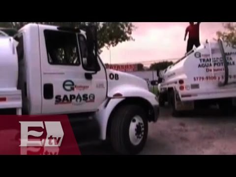 Reparten agua potable en pipas en colonias capitalinas afectadas/ Hiram Hurtado