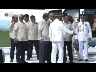 Duterte arrives at House of Representatives for Sona