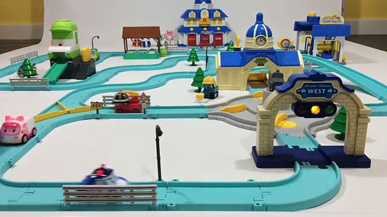 Voiture Anglais lavage Robocar poli robocar poli robocar poli playsit