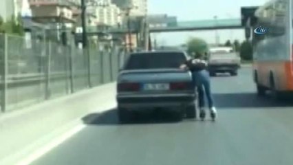 Patenci Genç Canını Hiçe Saydı: İşte O Anlar!