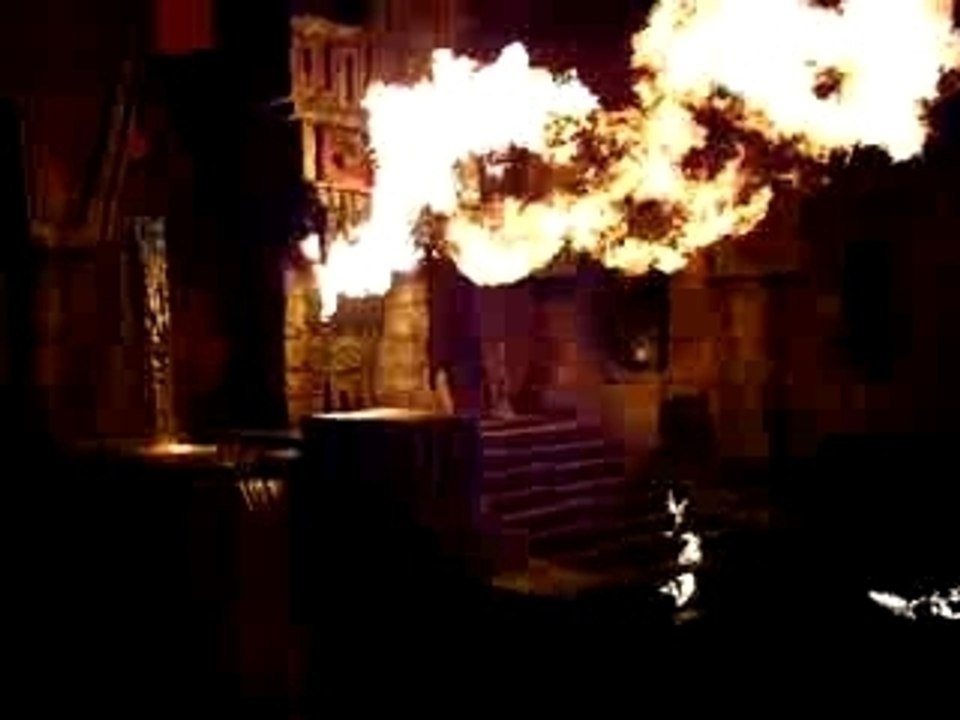 port aventura:le temple du feu