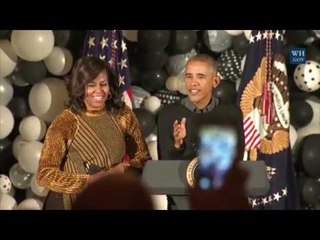 Obamas dance to 'Thriller,' celebrate final trick-or-treat at White House