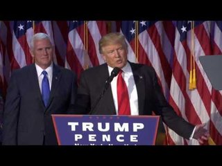 Trump claims astounding victory as America's 45th president