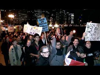 Trump election win sparks protests across US