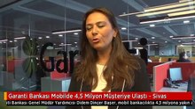 Garanti Bankası - Mobilde 4,5 milyon