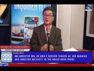 INQ&A with DOJ Secretary Vitaliano Aguirre - October 11, 2016