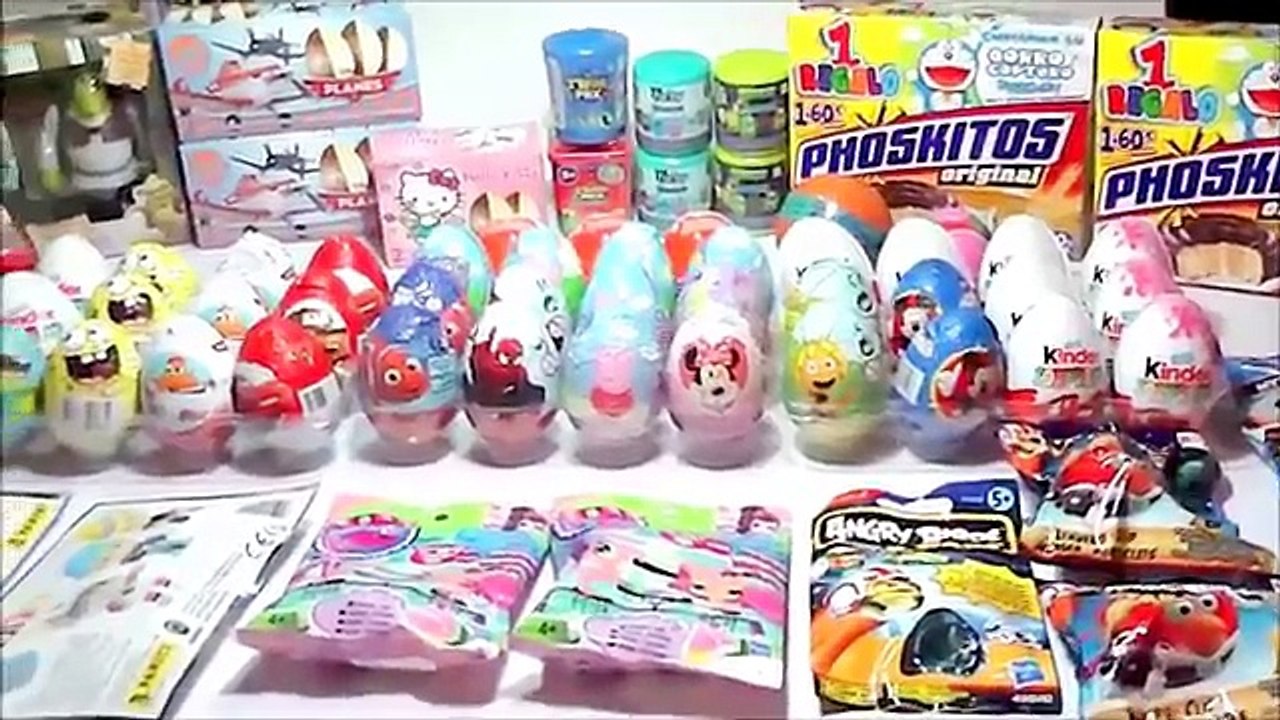 Против с с Яйца Игрушки сюрприз троллей и ♥ ♥ 18 карамели