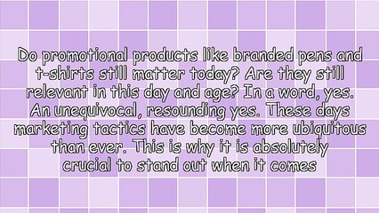 Relevance of Promotional Items