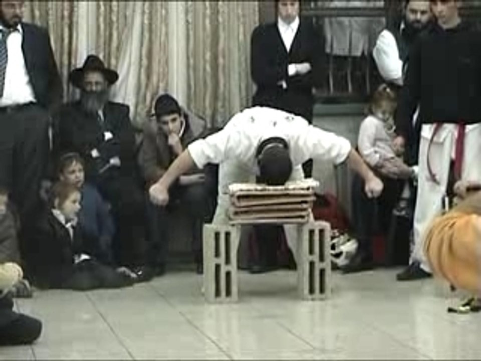 david melki demo martial arts jerusalem breaking with head